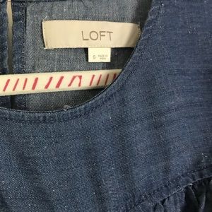 Cold Shoulder Denim Top